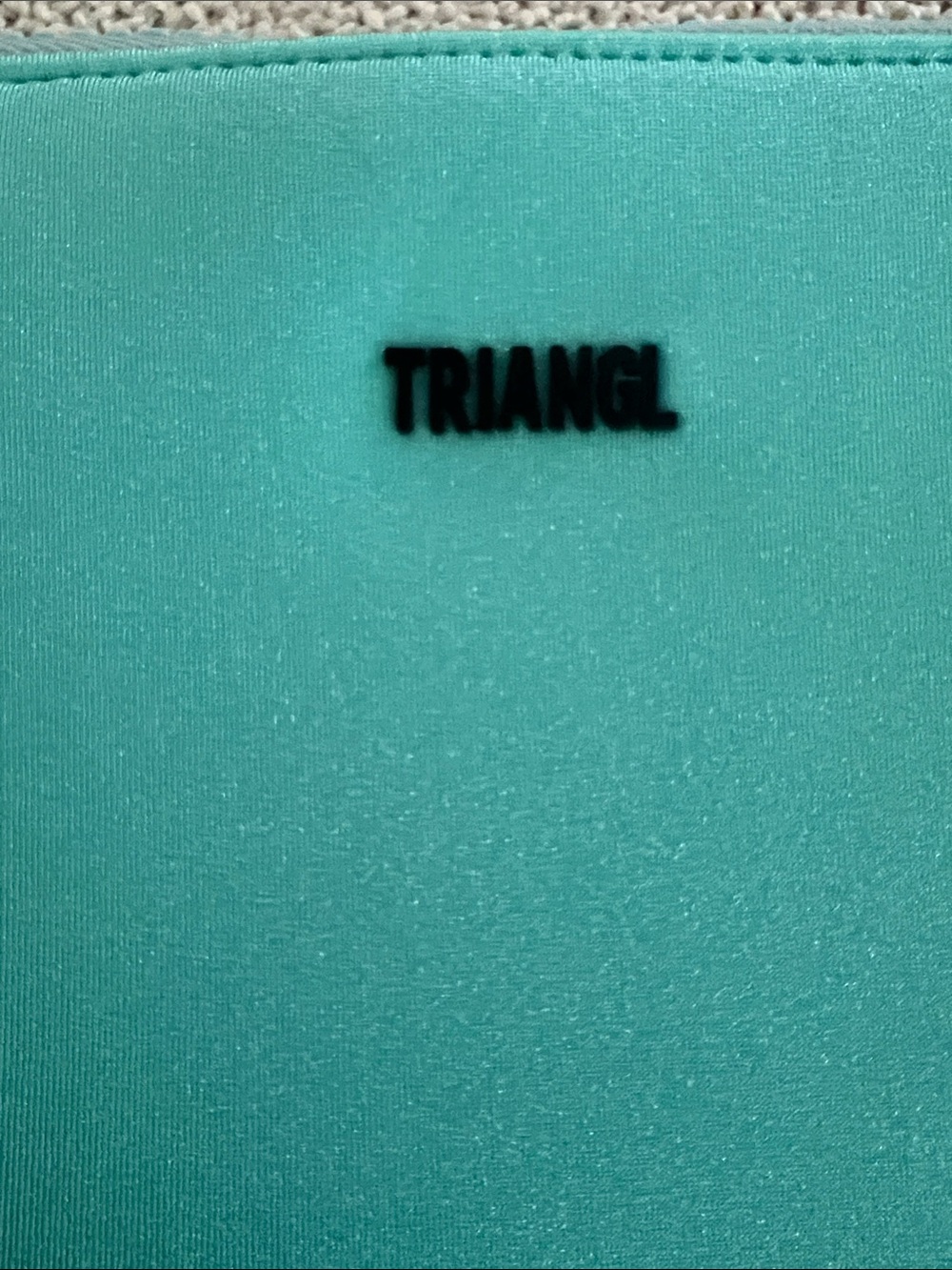 NWT triangl swimwear Blue Bloss Check Tie-Side Triangle Bikini size Small - Picture 14 of 15